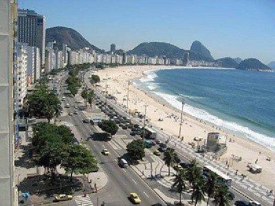 Vista Lateral Praia De Copacabana Rio de Janeiro Exterior foto
